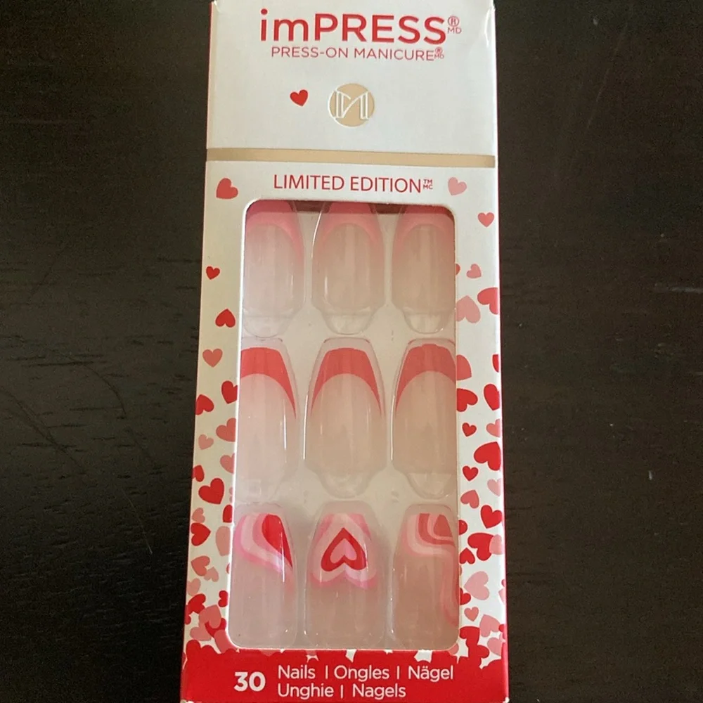 KISS imPRESS PRESS-ON COFFIN STYLE NAILS MANICURE- BUNDLE OF TWO - Picture 5 of 9